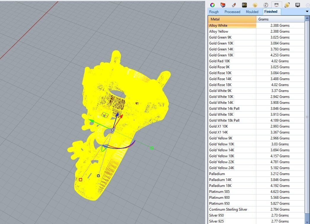 Solitaire pear ring 3D print model_6