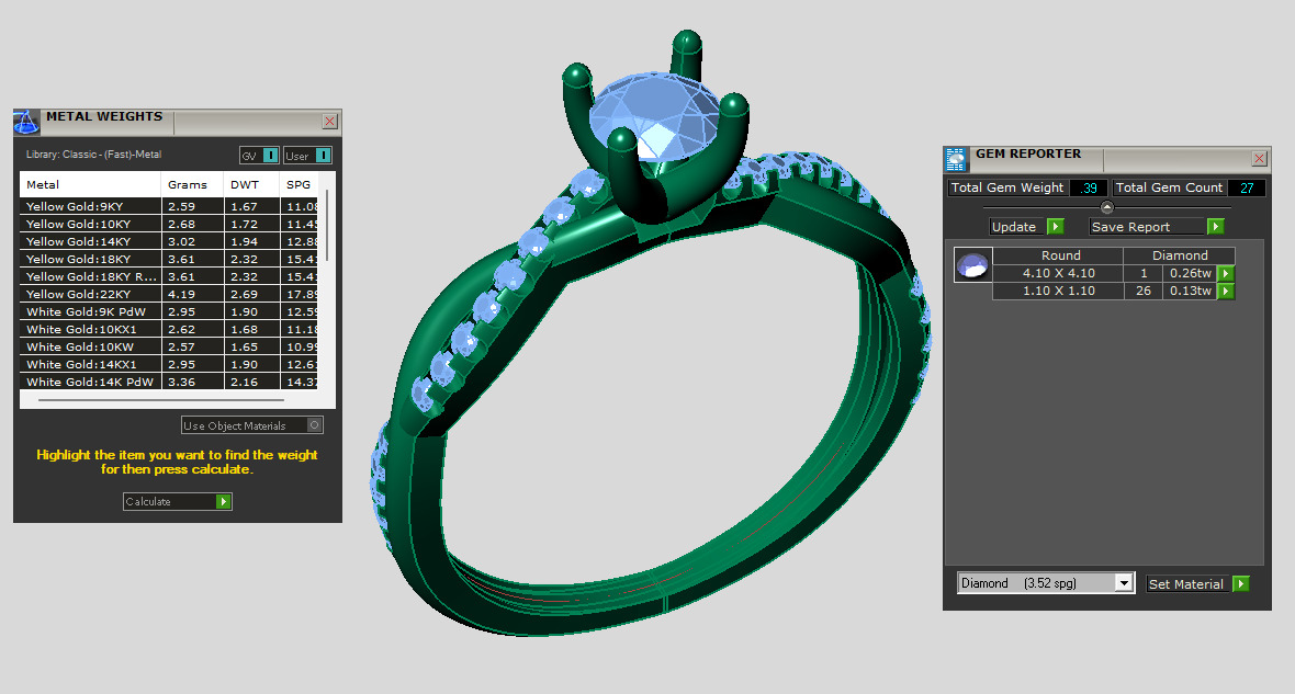 Criss cross solitaire 3D print model_5