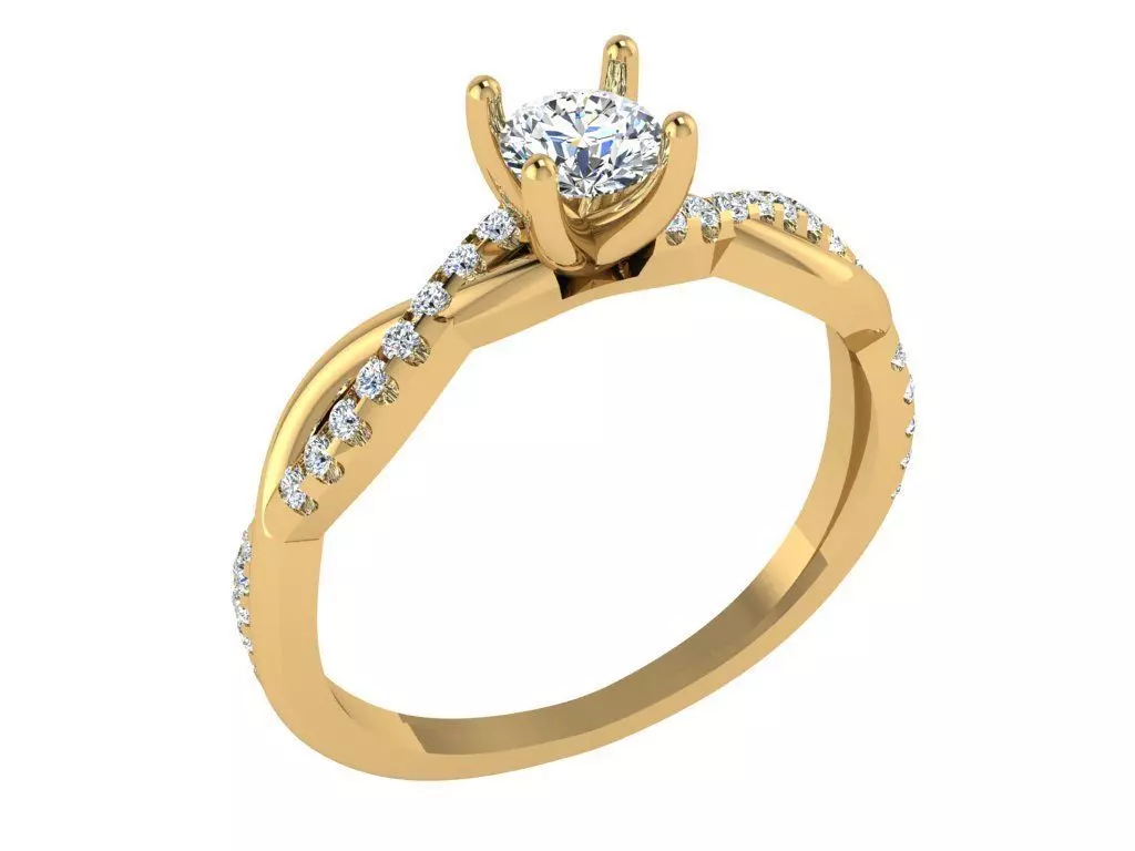 Criss cross solitaire 3D print model_0