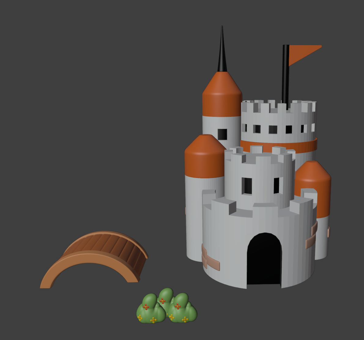 Super Mario Bros 3 World 1 3D print model_5