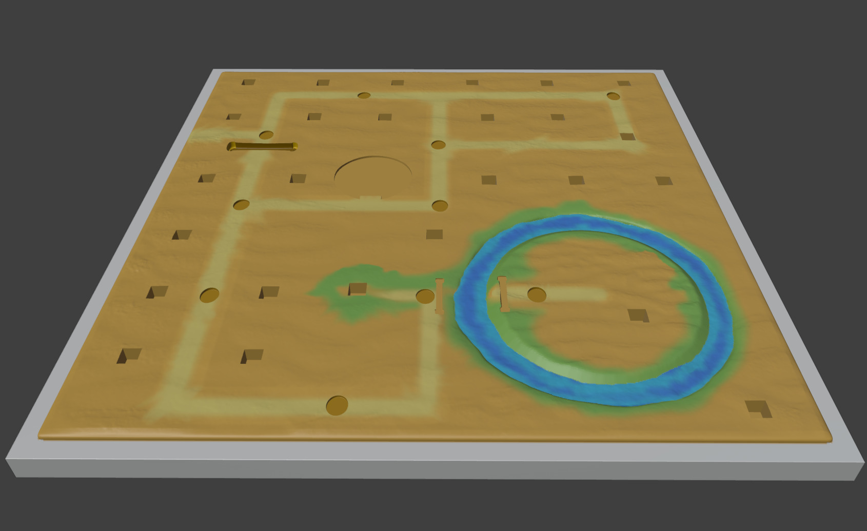 Super Mario Bros 3 World 1 3D print model_4