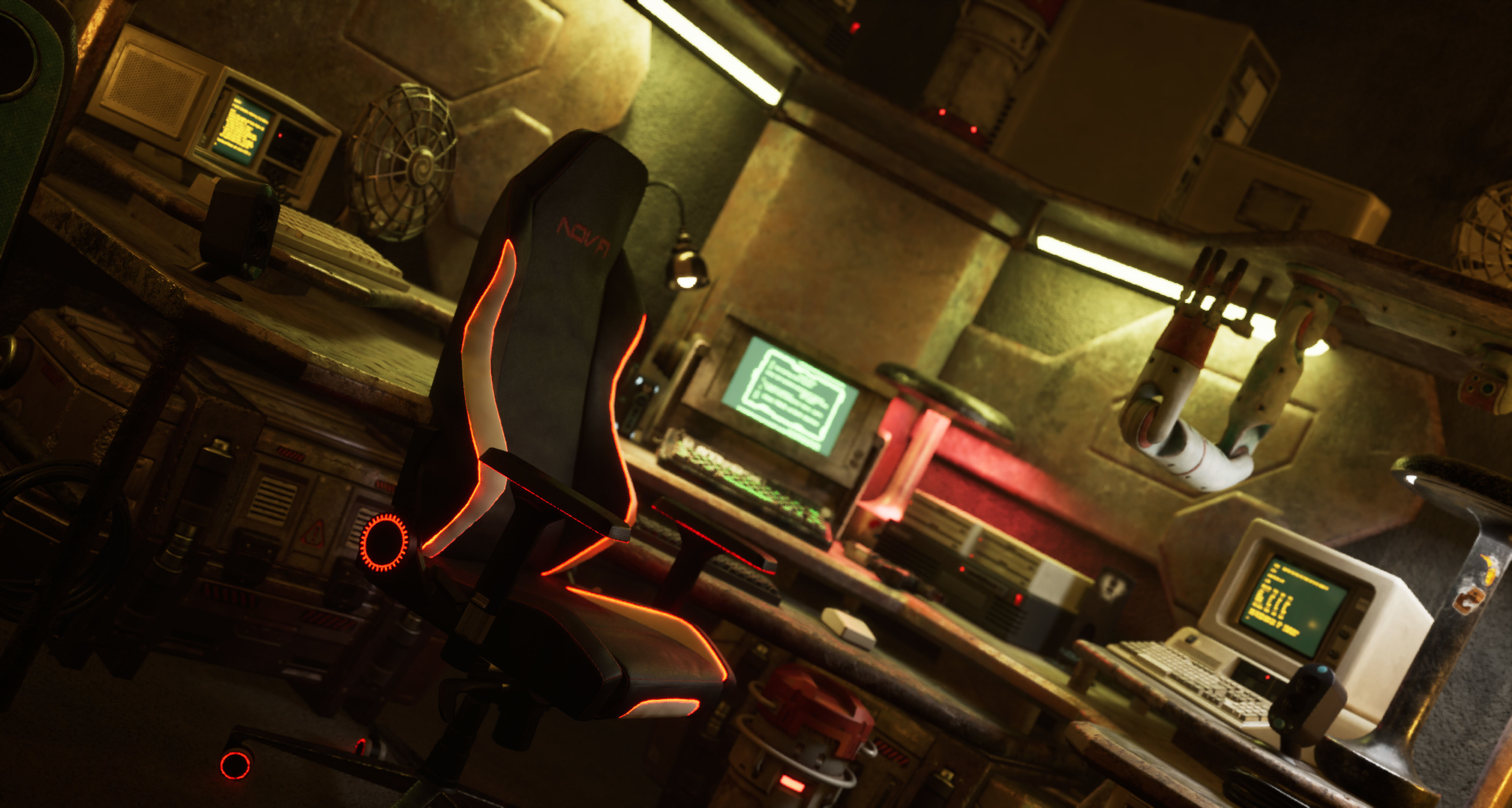 Sci-Fi Hacker Den 3D Model Collection_25