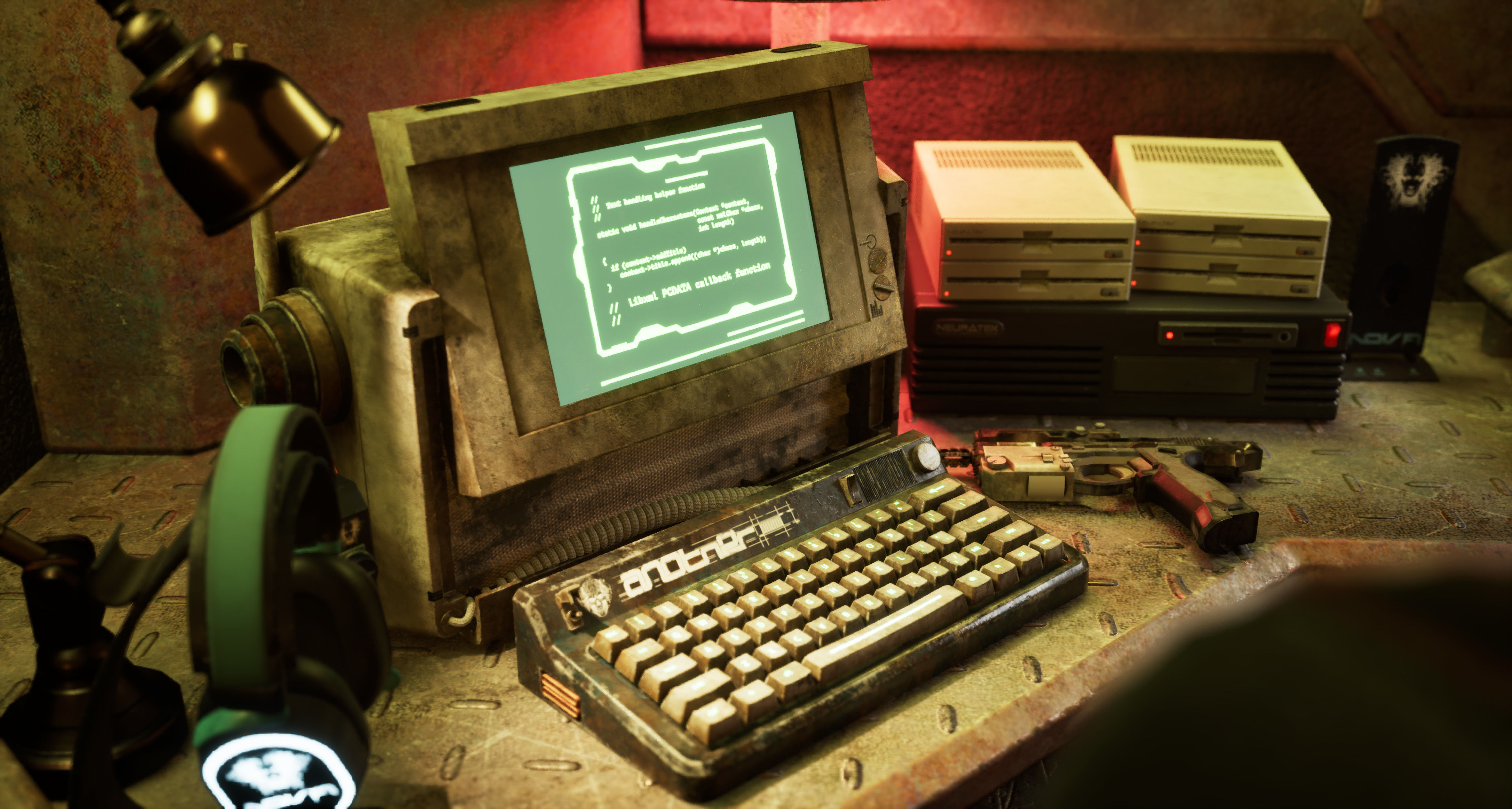 Sci-Fi Hacker Den 3D Model Collection_24