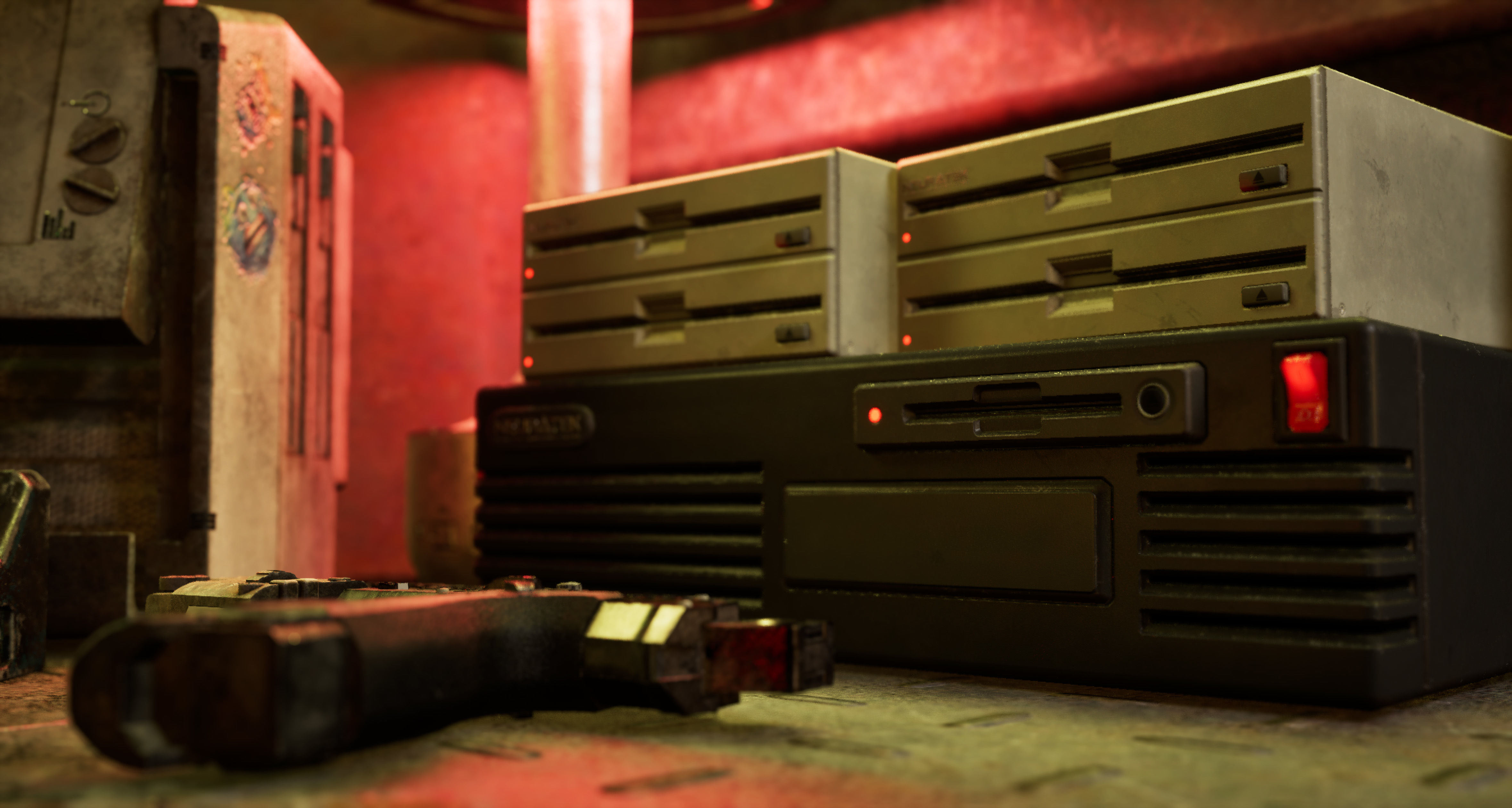 Sci-Fi Hacker Den 3D Model Collection_32