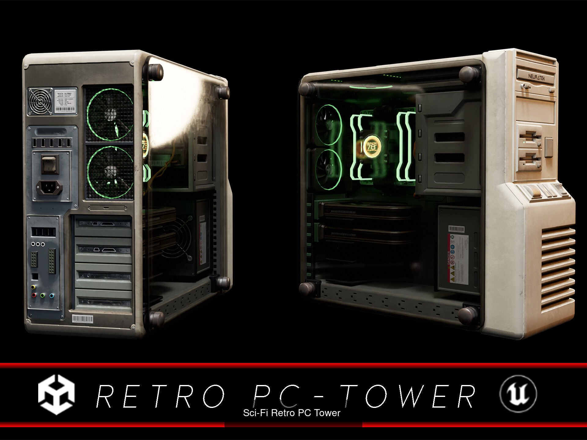 Sci-Fi Hacker Den 3D Model Collection_47