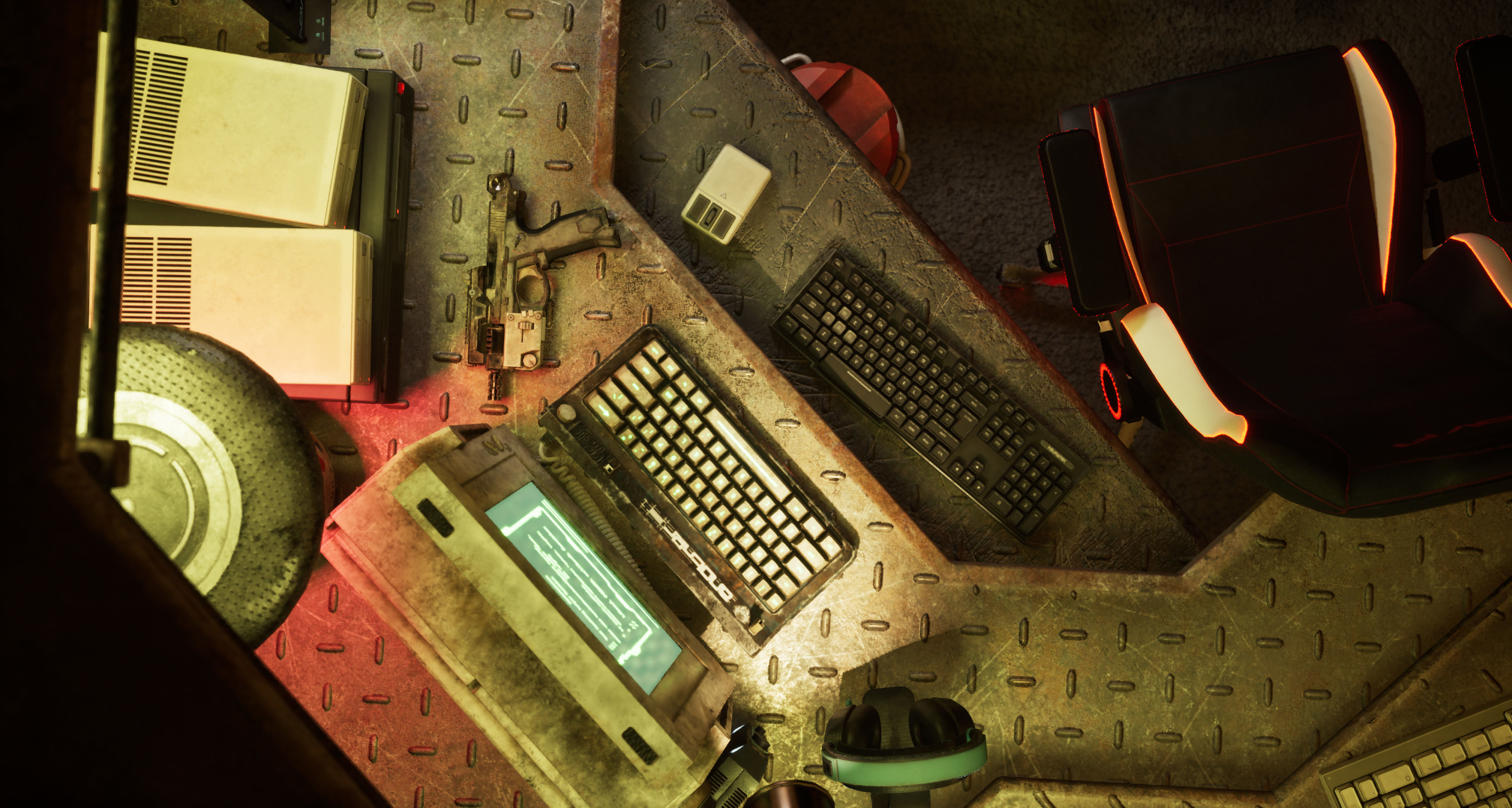 Sci-Fi Hacker Den 3D Model Collection_31