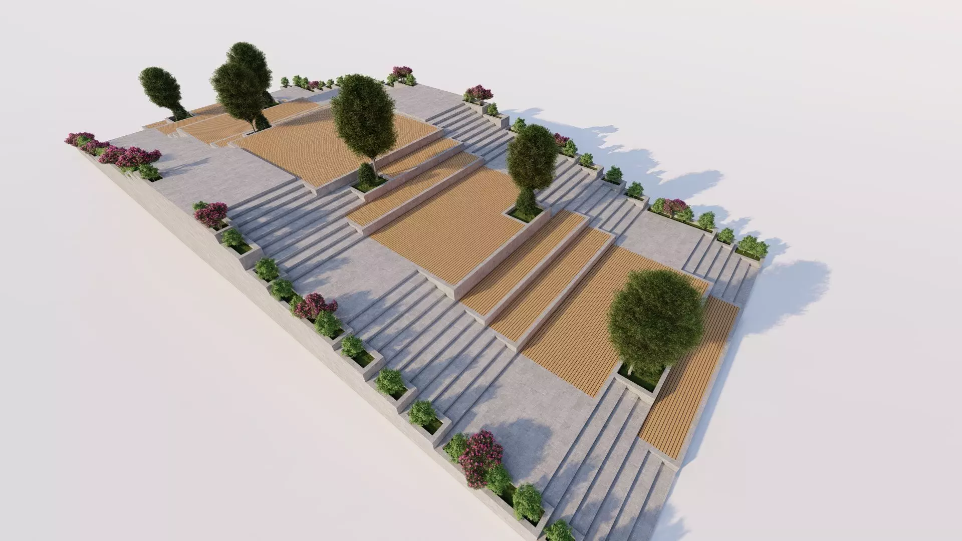 park-public park-Private Park Landscape Urban 3D model