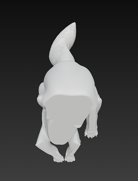 Golden Retriever Dog Realistic 3D Model - Low Poly Realistic Low-poly 3D model_13