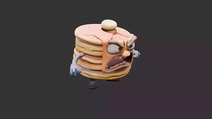Angry Pancake Stack