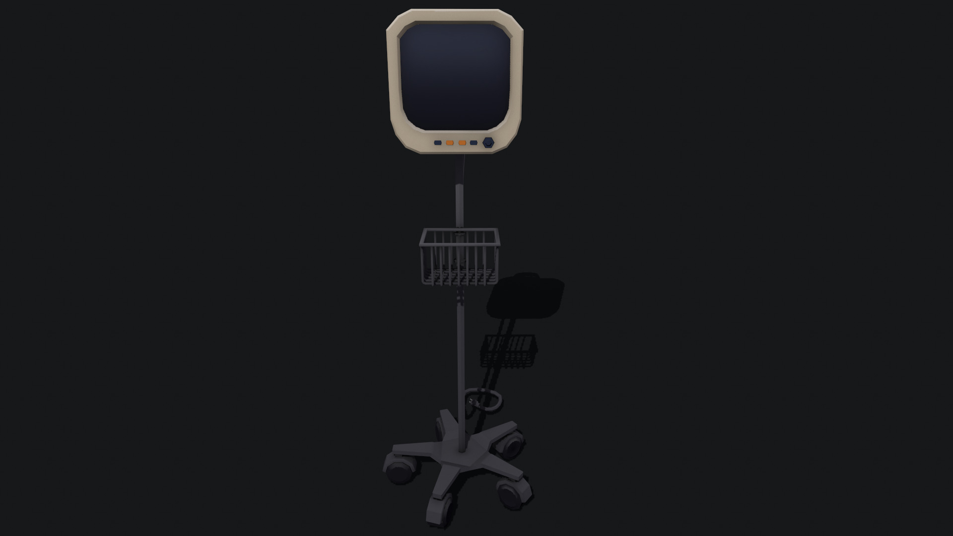 Low-Poly Medical Equipment Pack 3D model_6