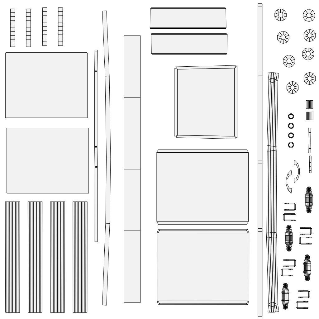 Low-Poly Medical Equipment Pack 3D model_26