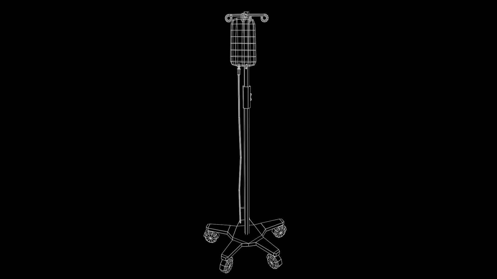 Low-Poly Medical Equipment Pack 3D model_13