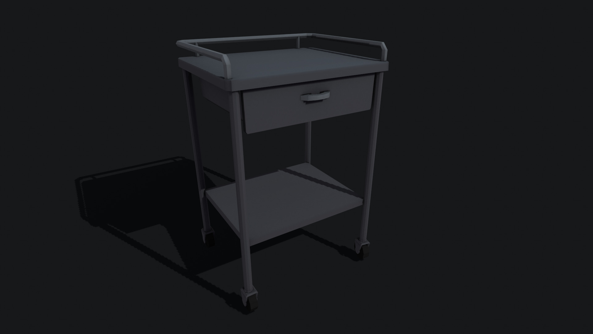 Low-Poly Medical Equipment Pack 3D model_24