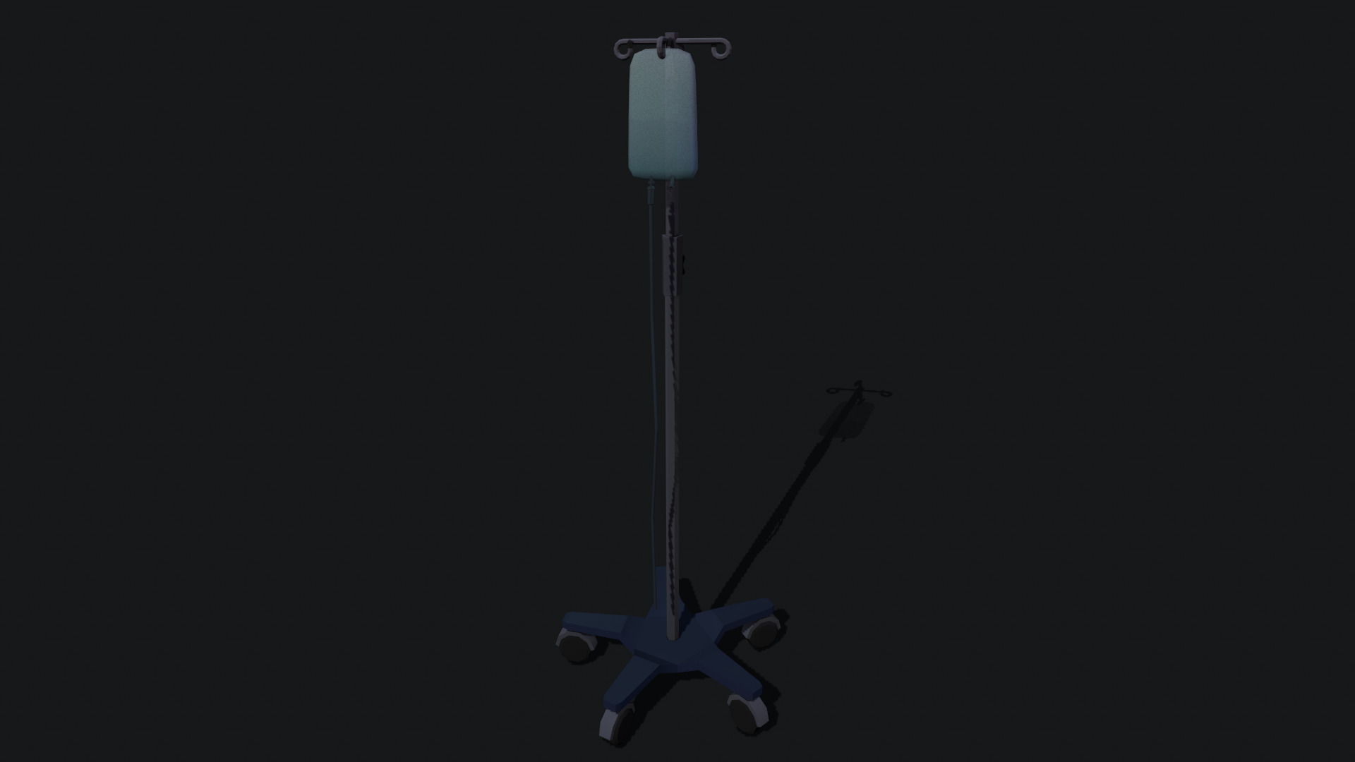 Low-Poly Medical Equipment Pack 3D model_12