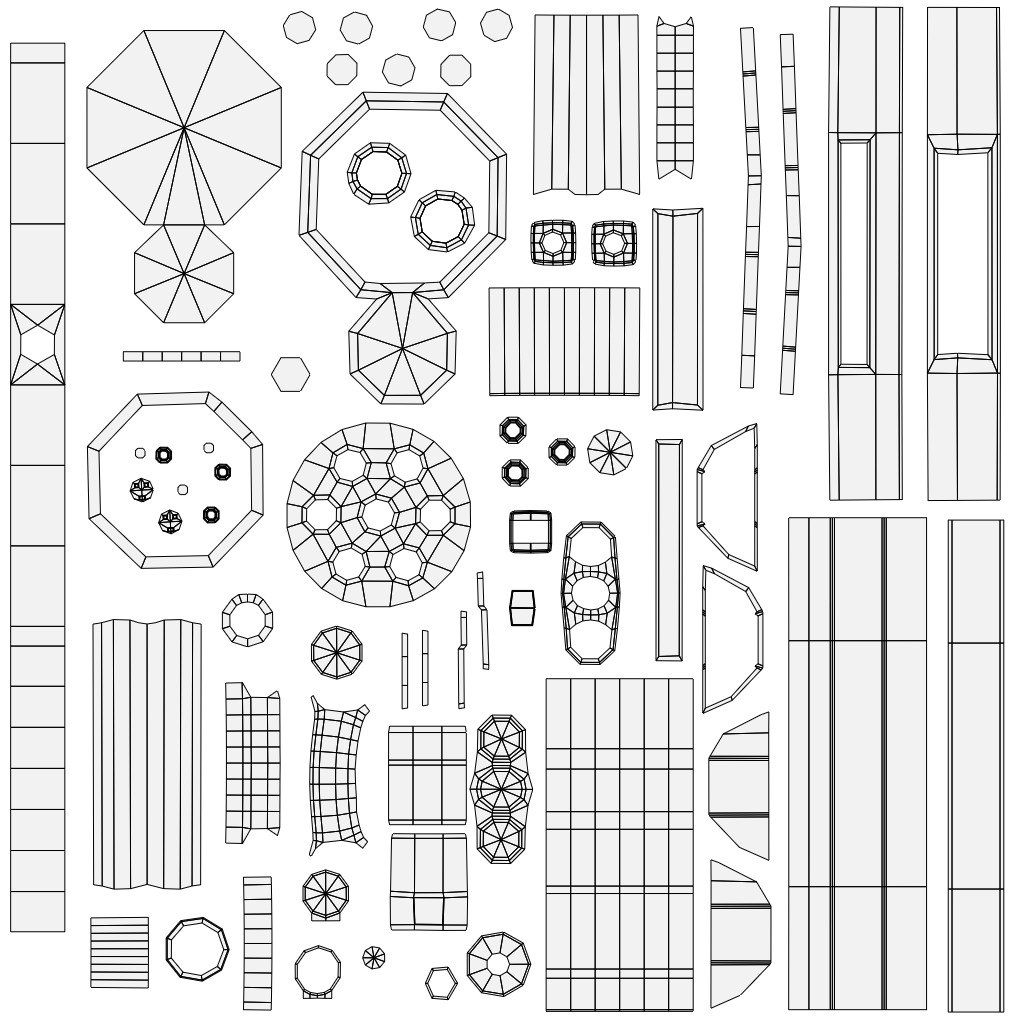 Low-Poly Medical Equipment Pack 3D model_20