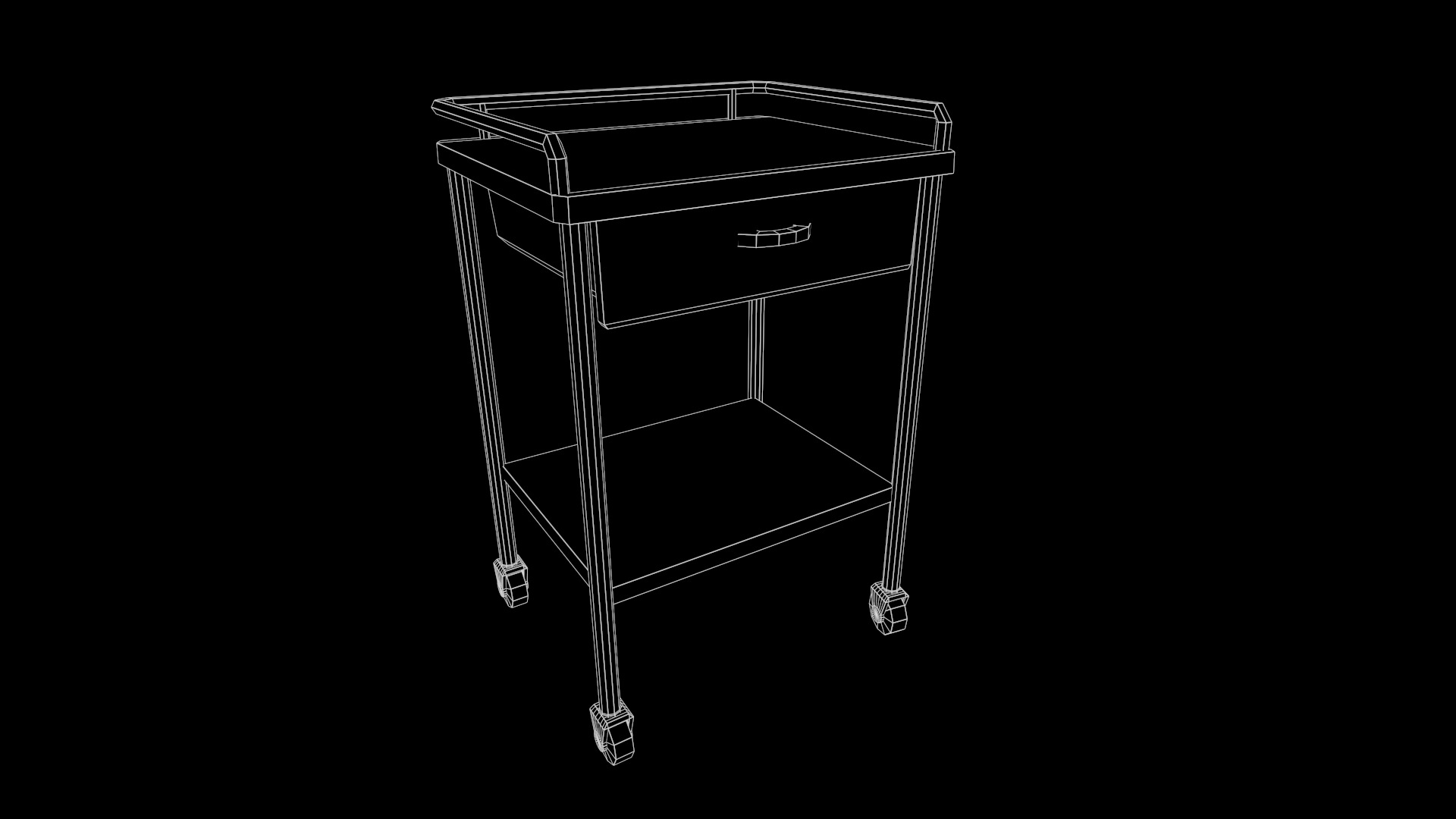 Low-Poly Medical Equipment Pack 3D model_25