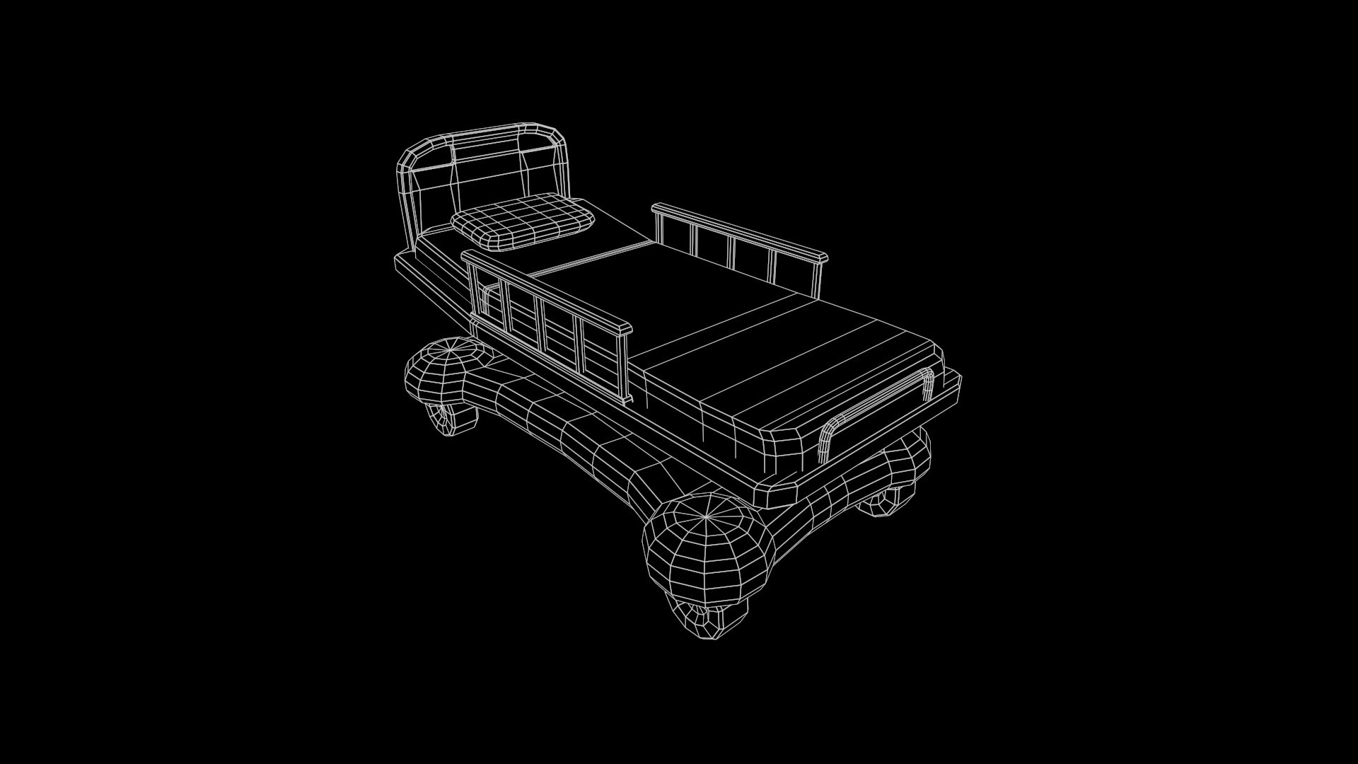 Low-Poly Medical Equipment Pack 3D model_4