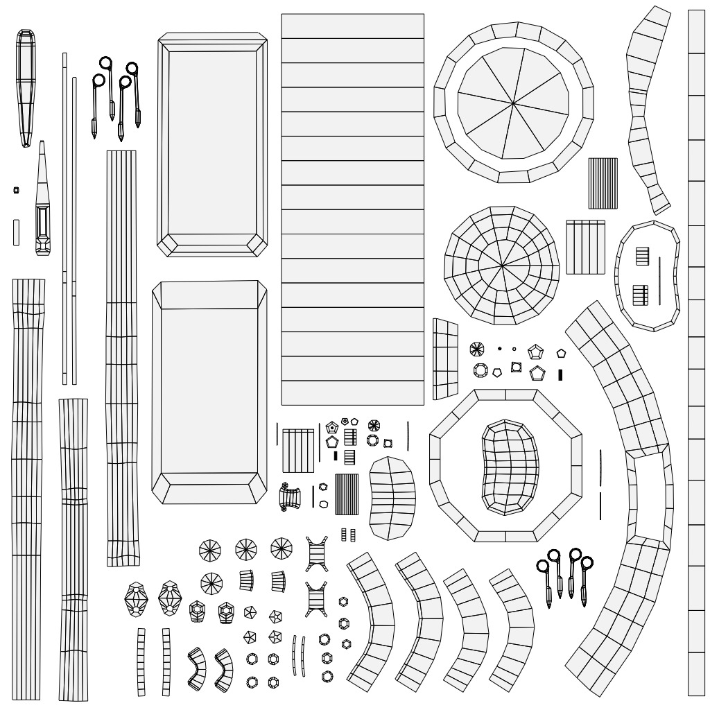 Low-Poly Medical Equipment Pack 3D model_17