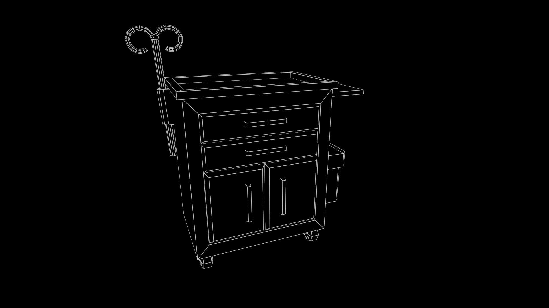 Low-Poly Medical Equipment Pack 3D model_10