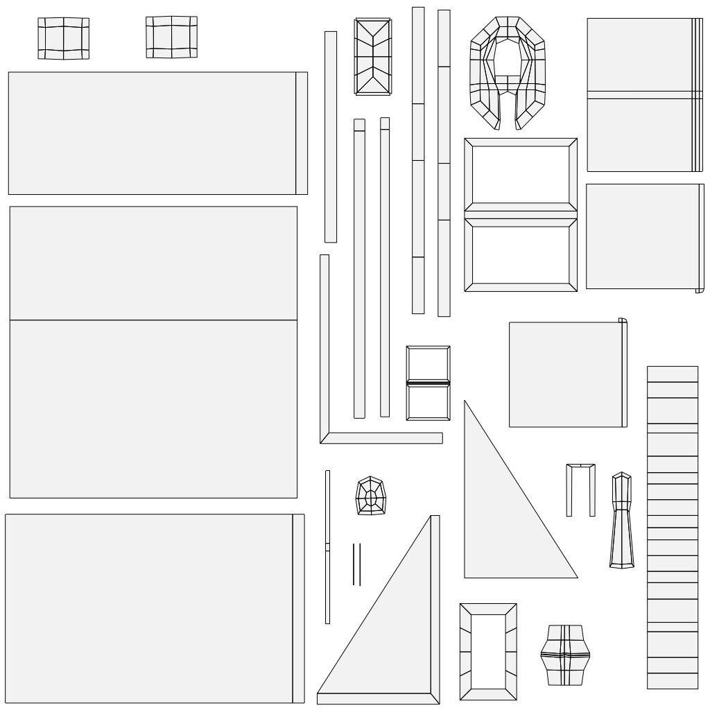 Low-Poly Medical Equipment Pack 3D model_23