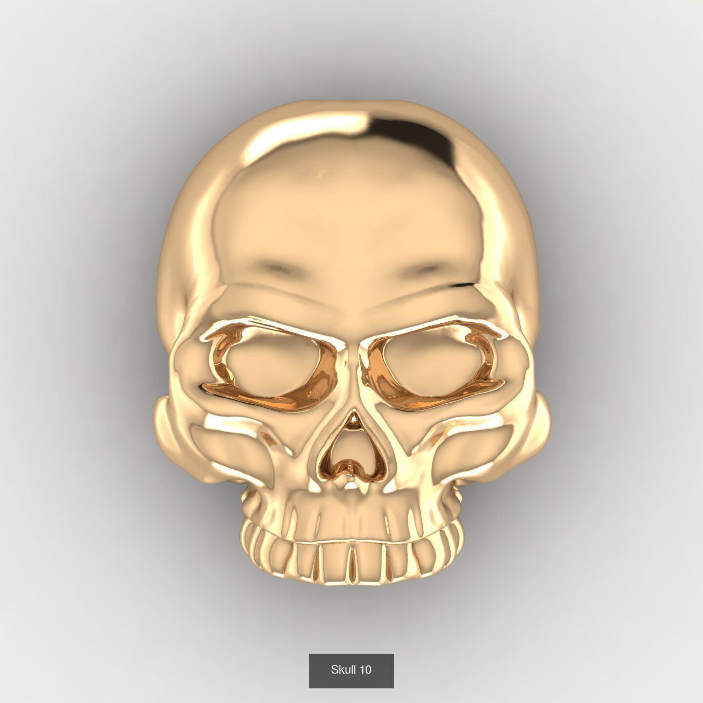 Skull Set 1 3D Model Collection_4