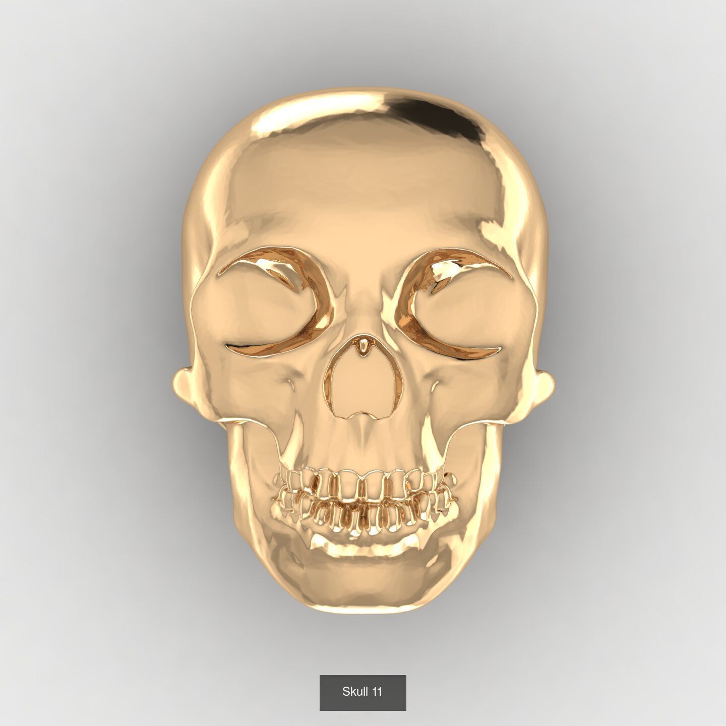 Skull Set 1 3D Model Collection_5