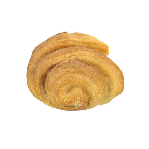 Cut Croissant Low-poly 3D model 3