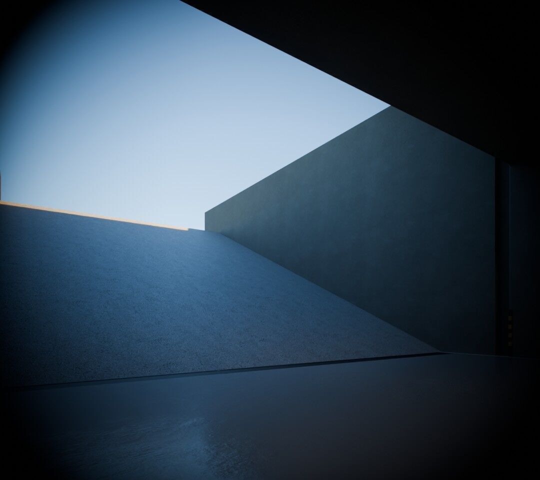 Car Park Low-poly 3D model_6