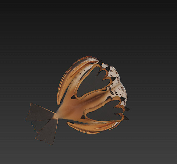 Owl Realistic 3D Model - Low Poly Realistic Low-poly 3D model_9