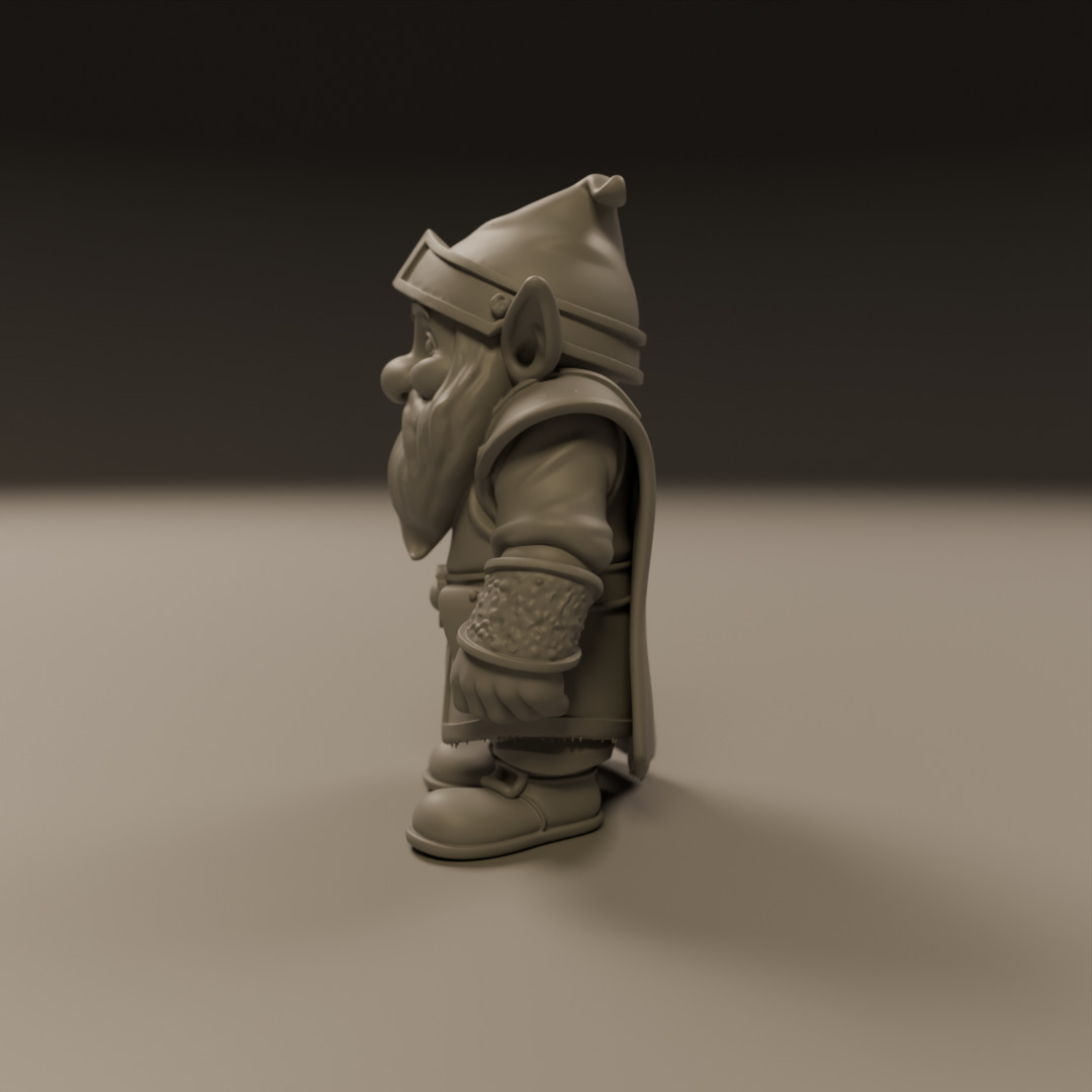 medieval dwarf 3D print model_10