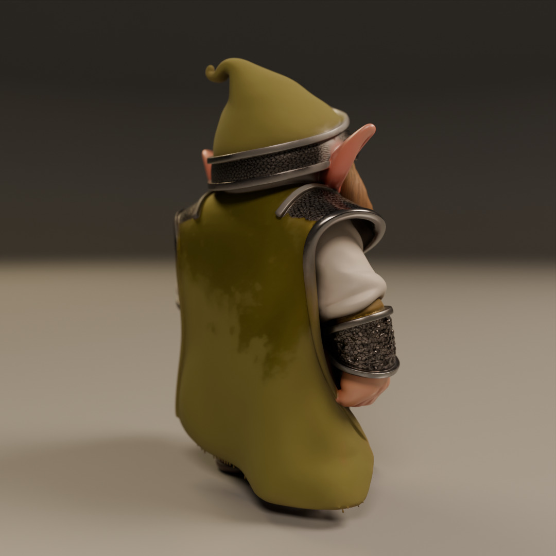 medieval dwarf 3D print model_6