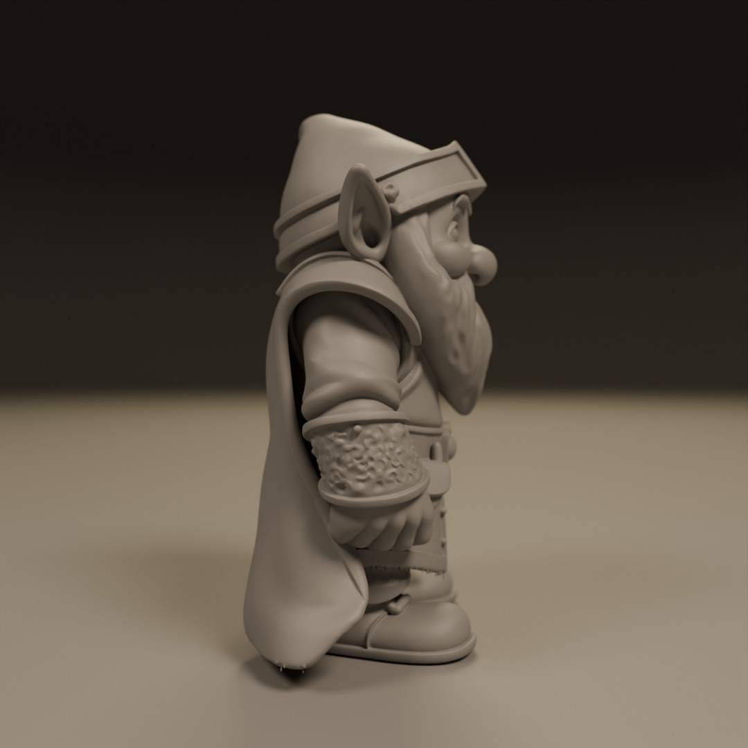 medieval dwarf 3D print model_9