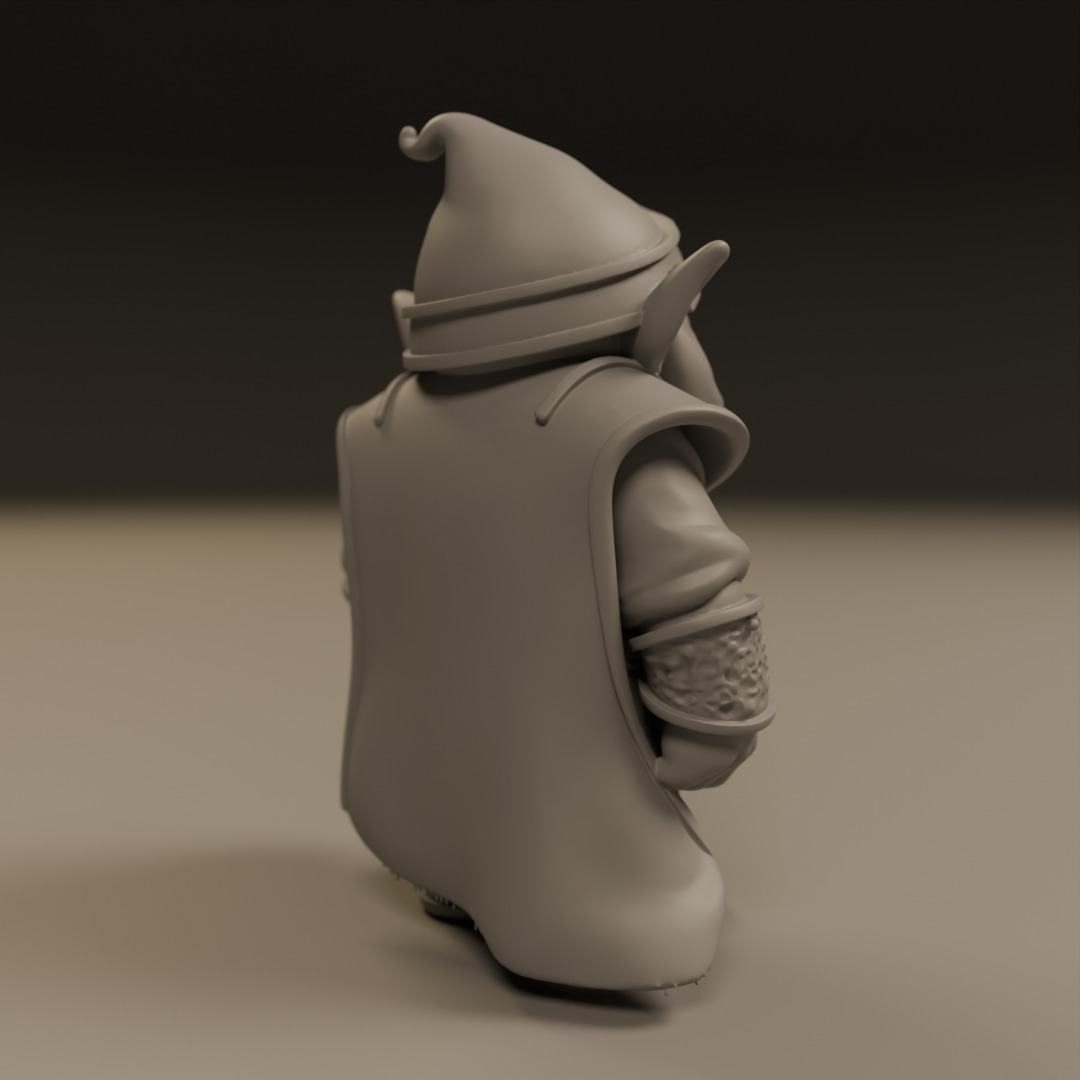medieval dwarf 3D print model_14