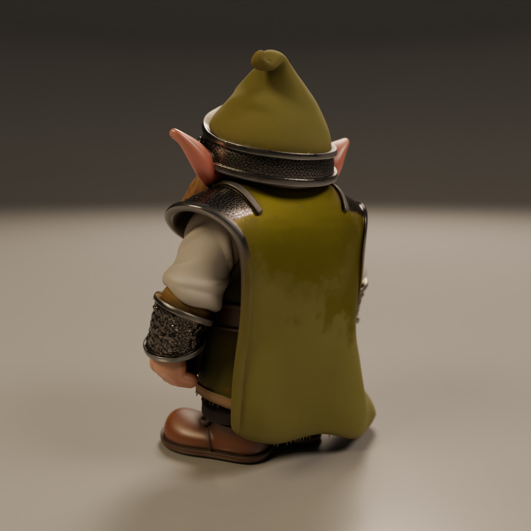 medieval dwarf 3D print model_7