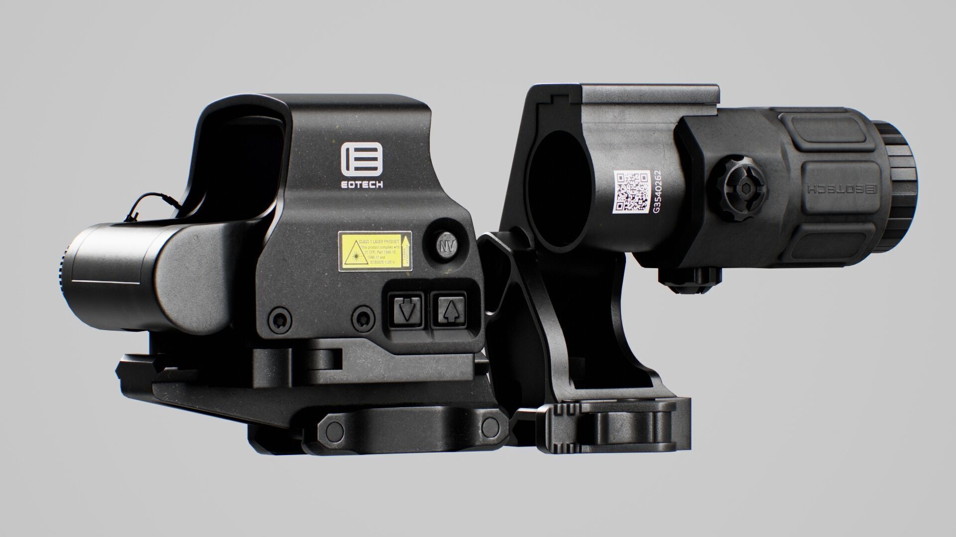 SAI GRY SBR 300 BLK Modular Rifle 3 in 1 Low-poly 3D model_40