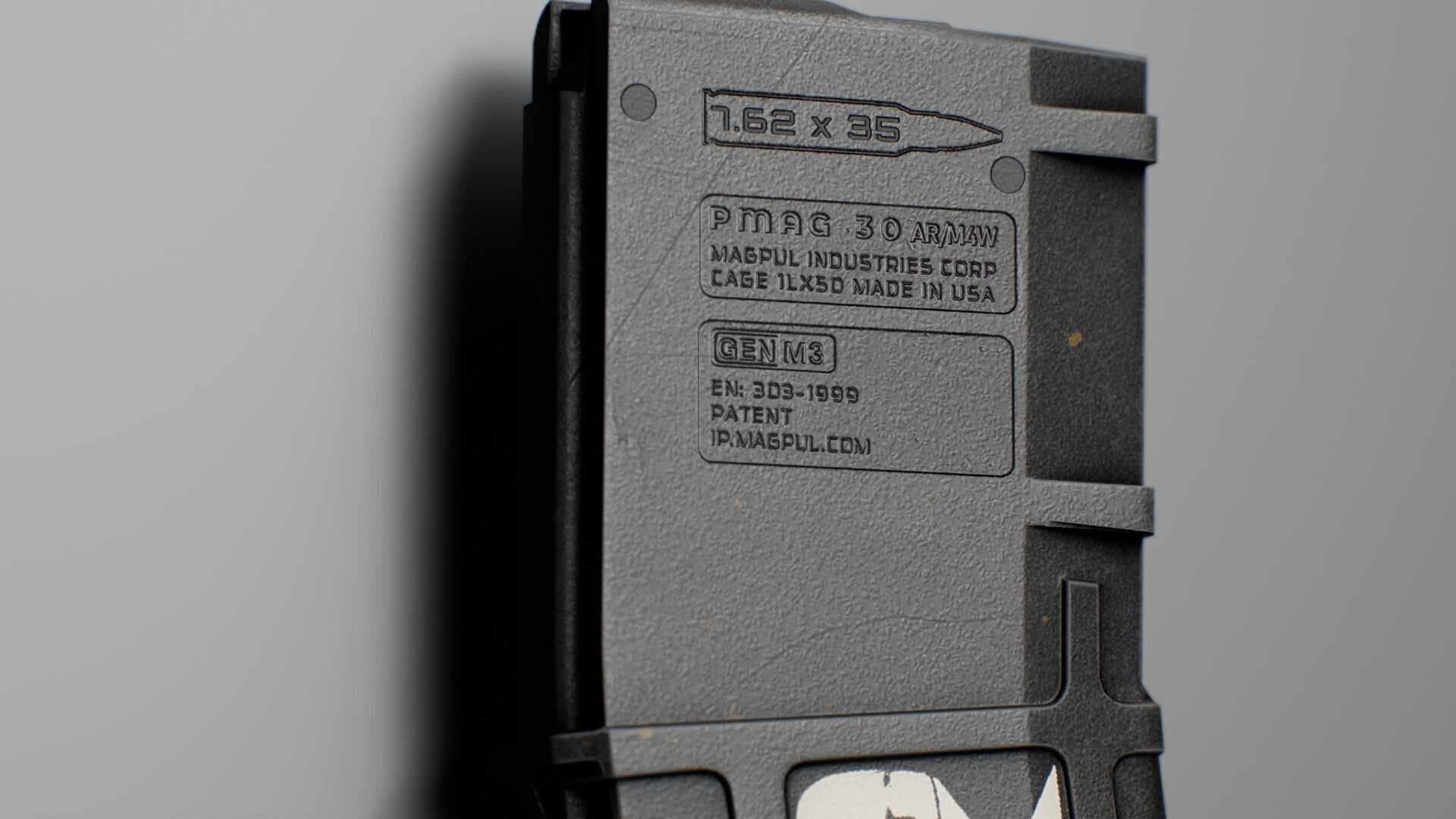 SAI GRY SBR 300 BLK Modular Rifle 3 in 1 Low-poly 3D model_37