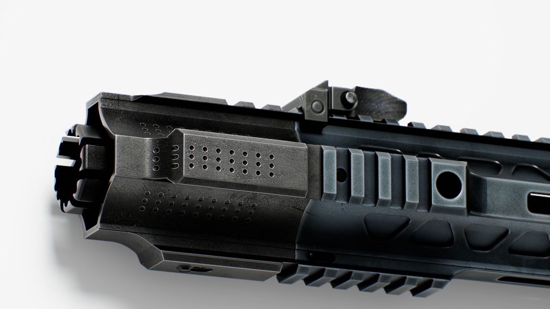 SAI GRY SBR 300 BLK Modular Rifle 3 in 1 Low-poly 3D model_32