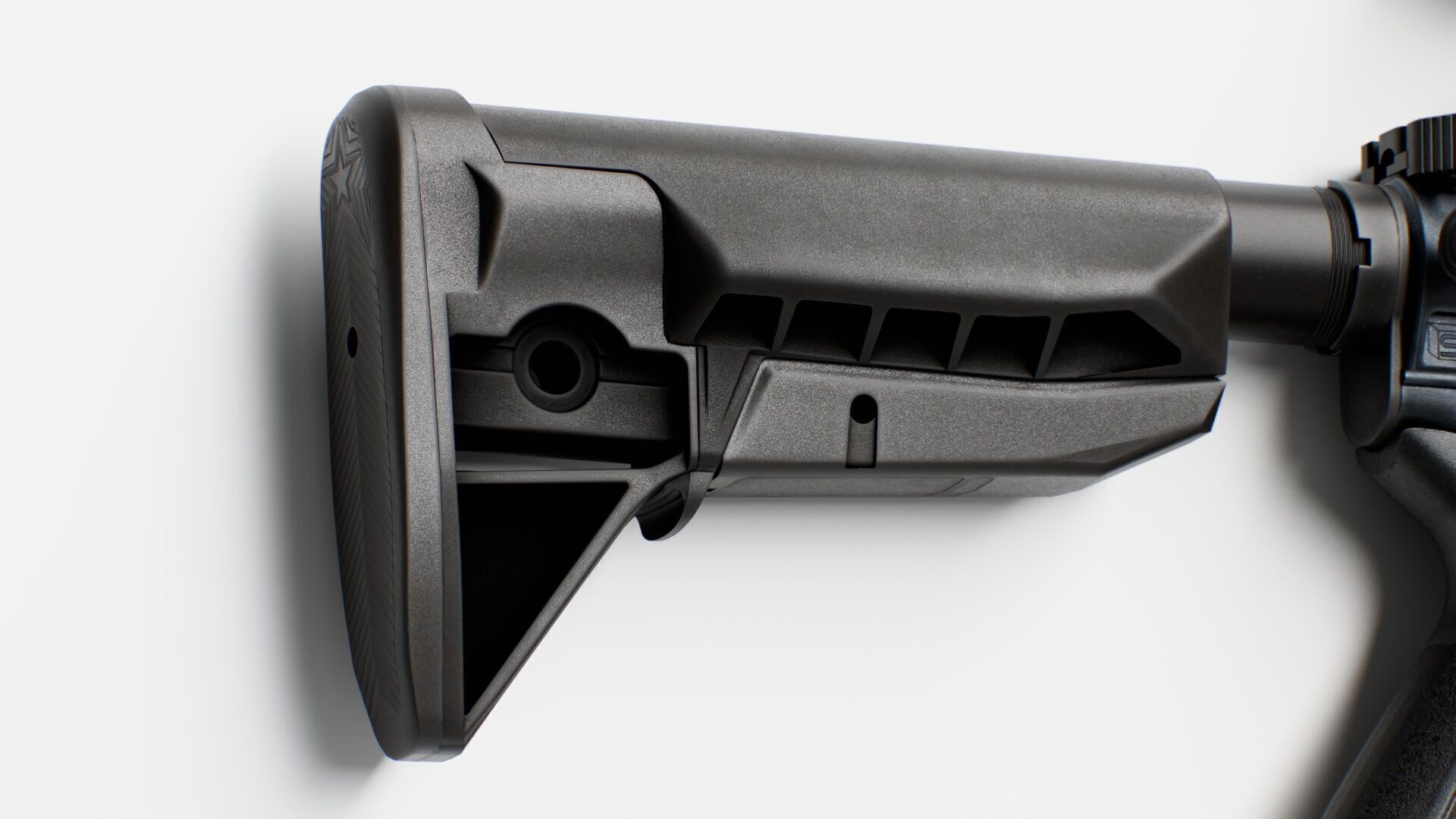 SAI GRY SBR 300 BLK Modular Rifle 3 in 1 Low-poly 3D model_34