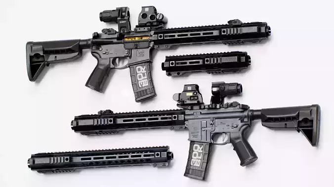 SAI GRY SBR 300 BLK Modular Rifle 3 in 1