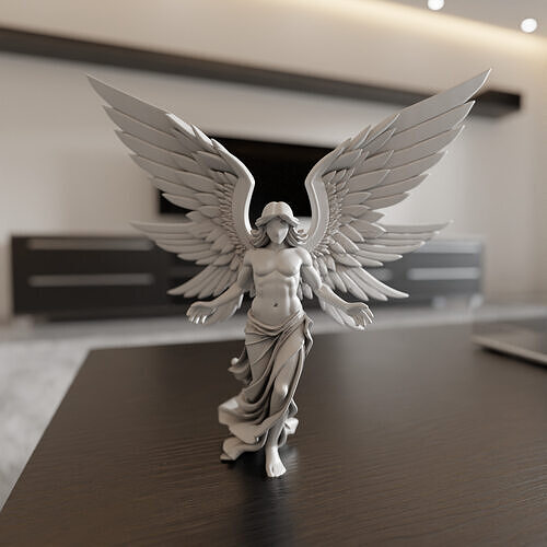 angel statue 3D print model