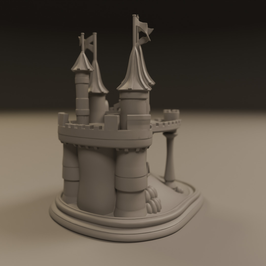 sand castle 3D print model_14