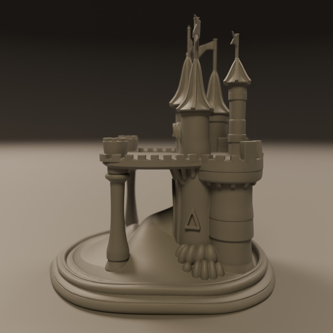 sand castle 3D print model_10