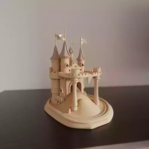 sand castle 3D print model