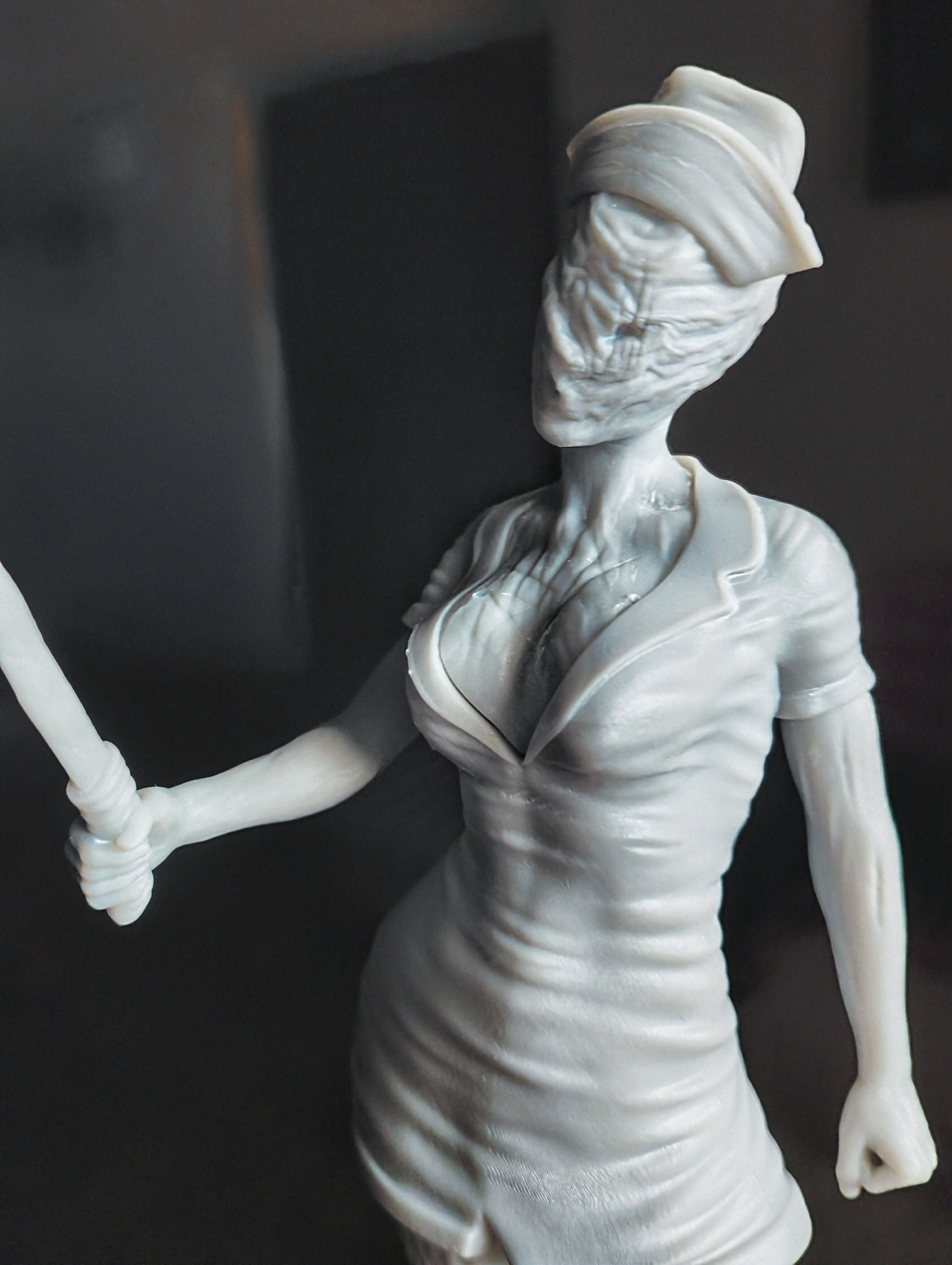 Miniature THE NURSE Figurine Figure 3D print model_4