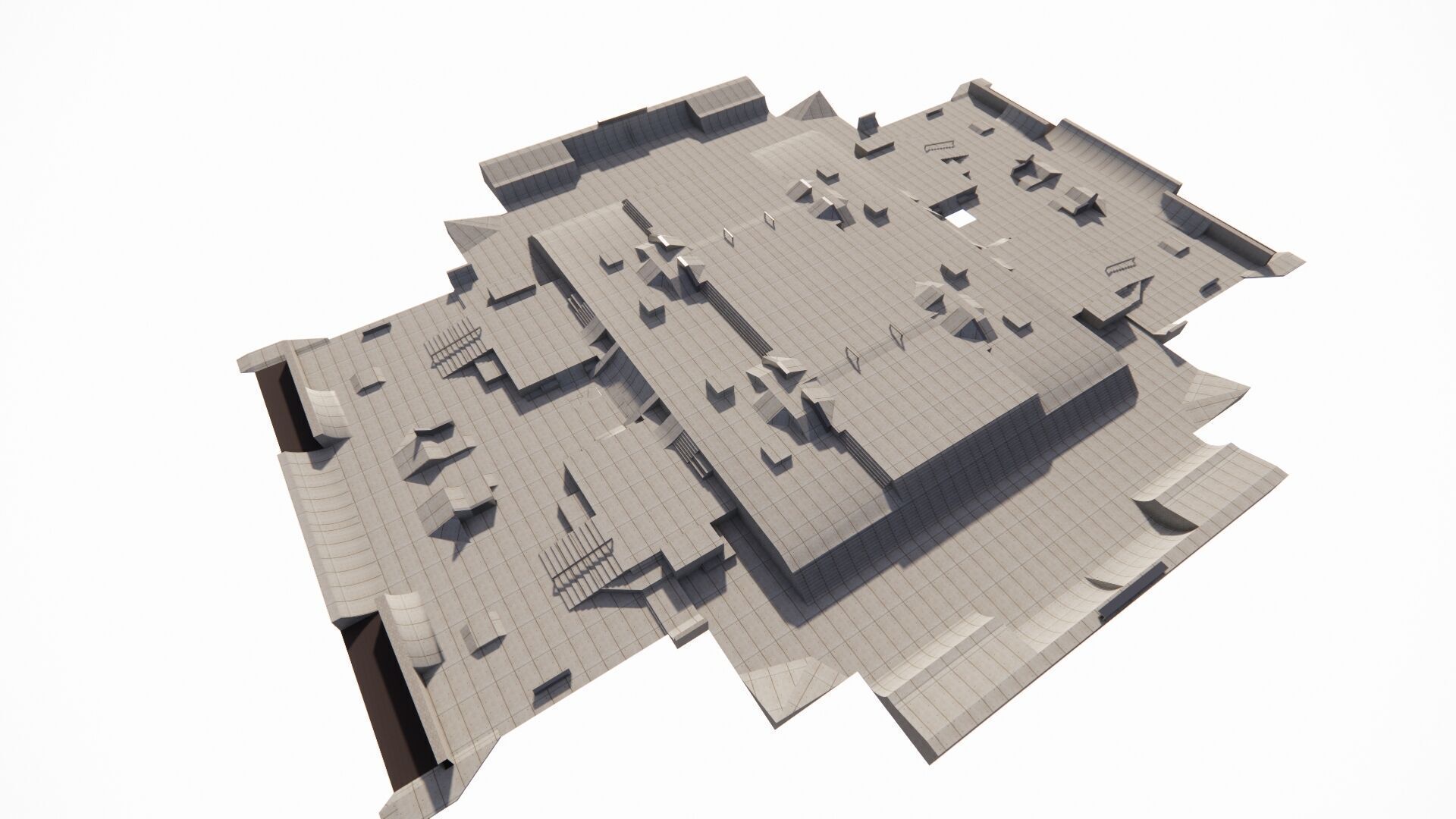Skatepark-Skate Park PACK 3D model_10