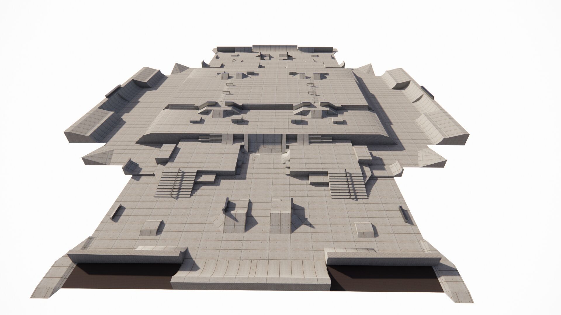 Skatepark-Skate Park PACK 3D model_2