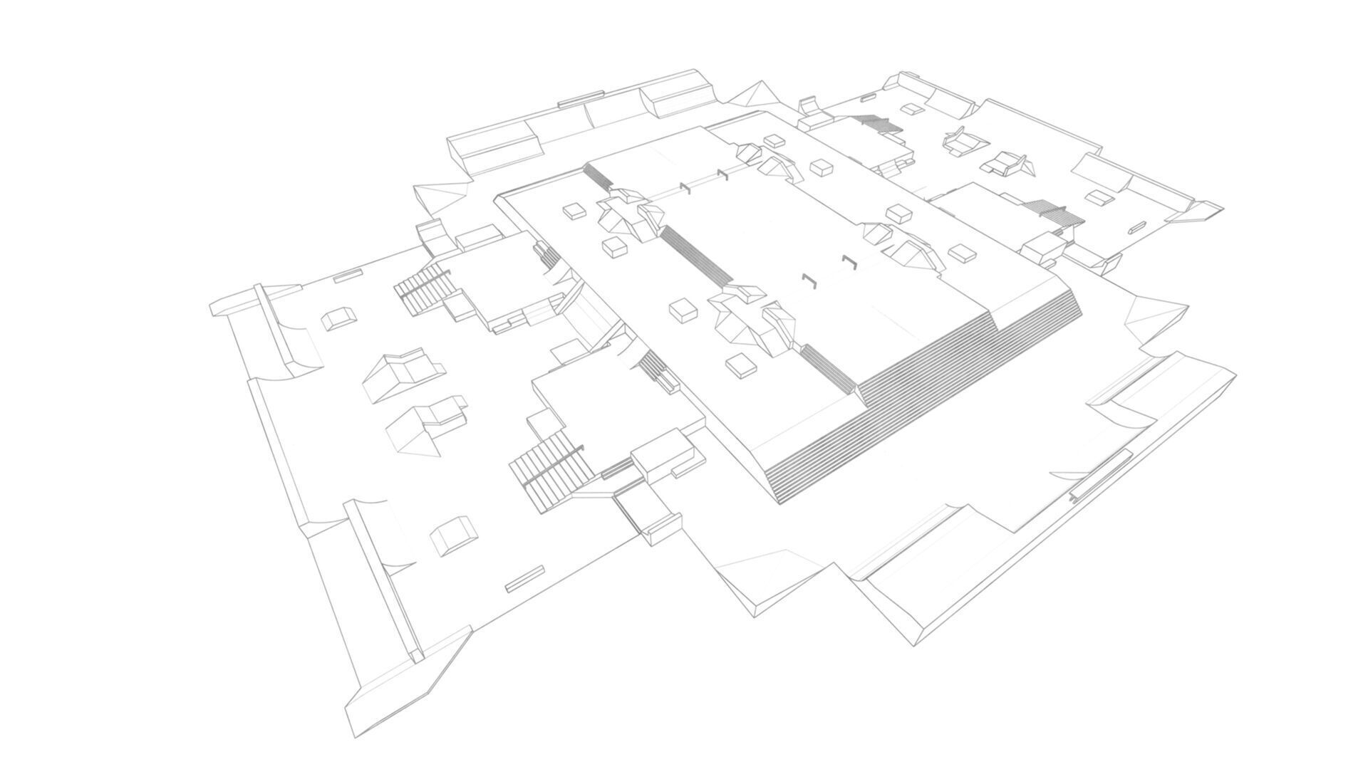 Skatepark-Skate Park PACK 3D model_17