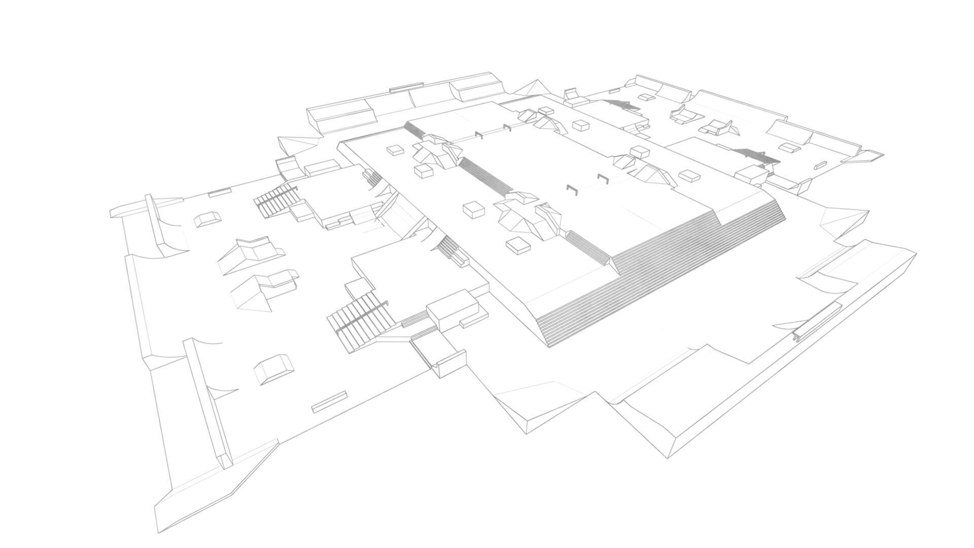 Skatepark-Skate Park PACK 3D model_19