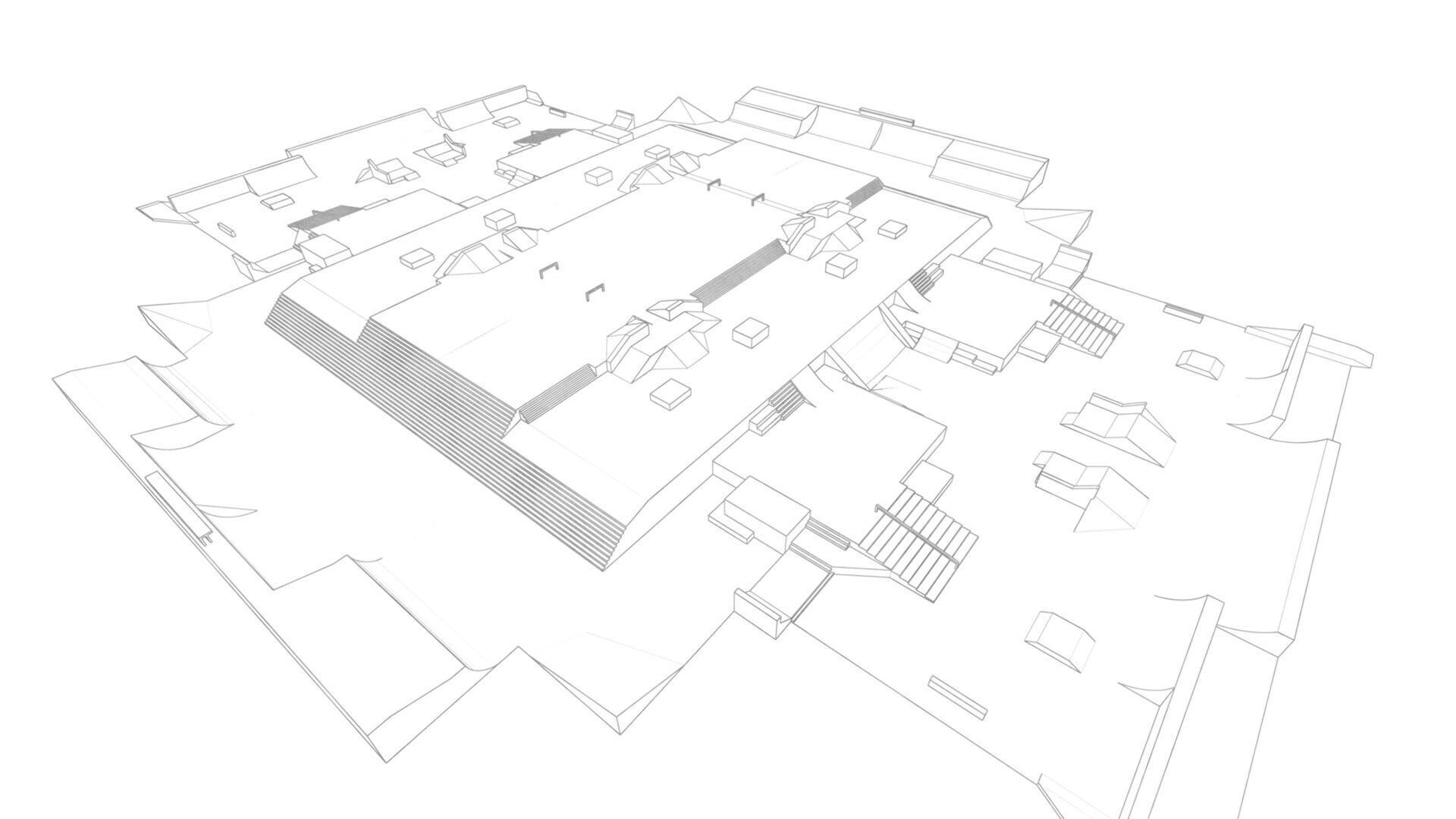 Skatepark-Skate Park PACK 3D model_18