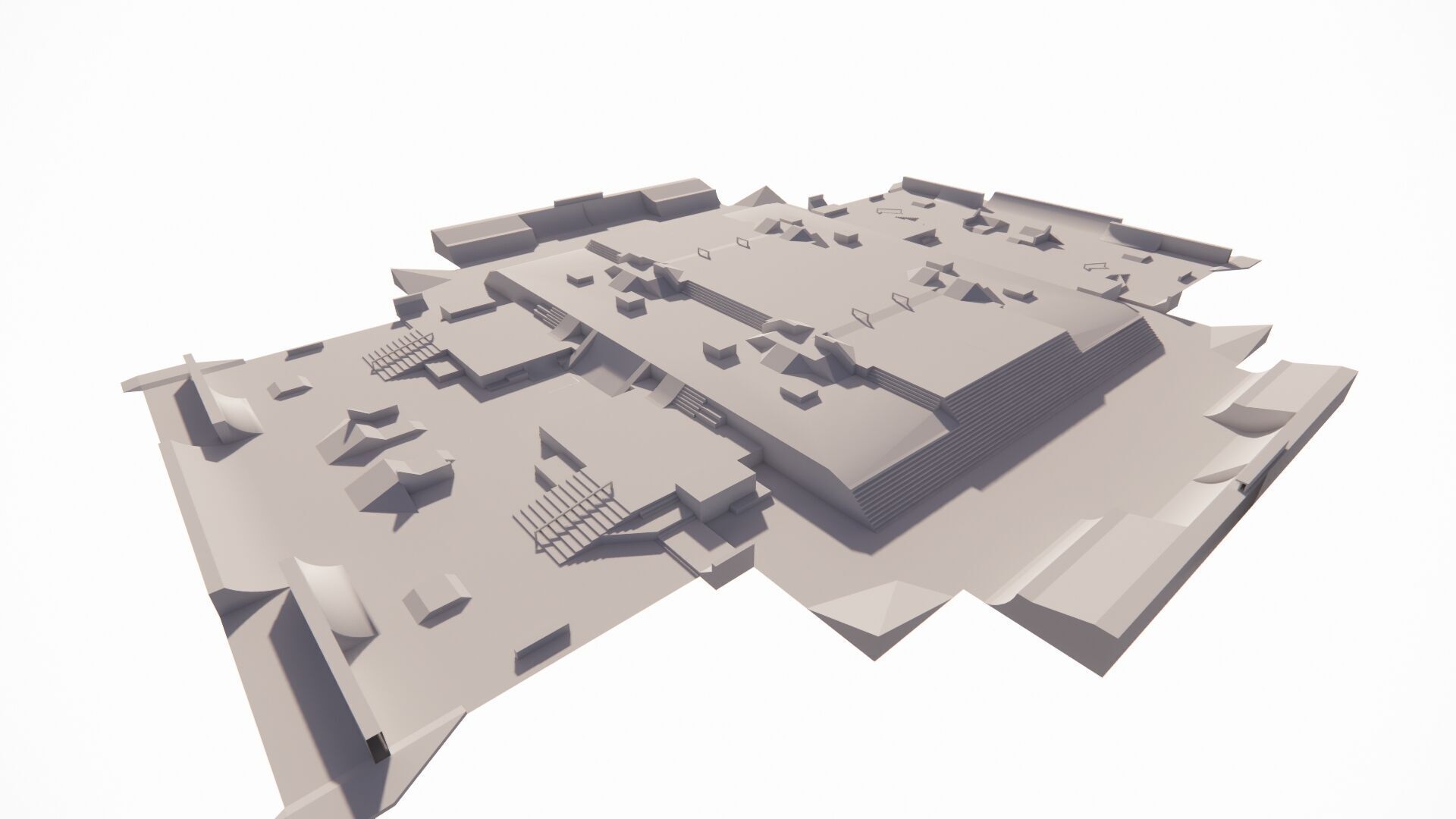 Skatepark-Skate Park PACK 3D model_12